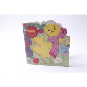 Chicken Little, Picture Book, Ruth Ruhman, 1973, Golden, Vintage ~ 250407-WH 166